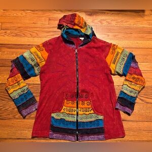 Greater Good network Multicolor Women's Hooded Jacket